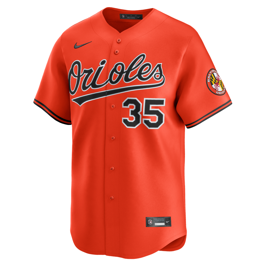 Baltimore Orioles Adley Rutschman Nike 2nd Alternate Limited Player Jersey - Orange