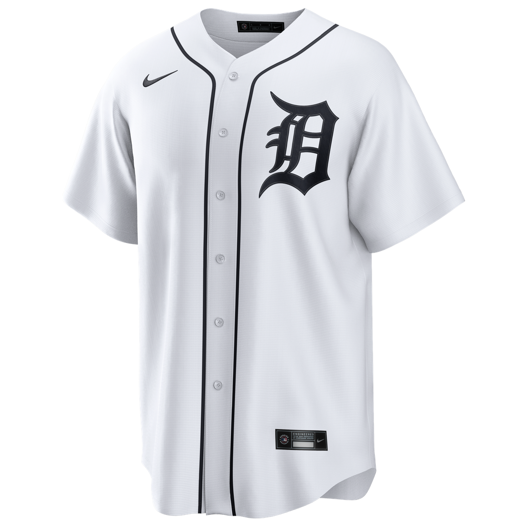 Detroit Tigers Kerry Carpenter Nike Home Replica Jersey - White