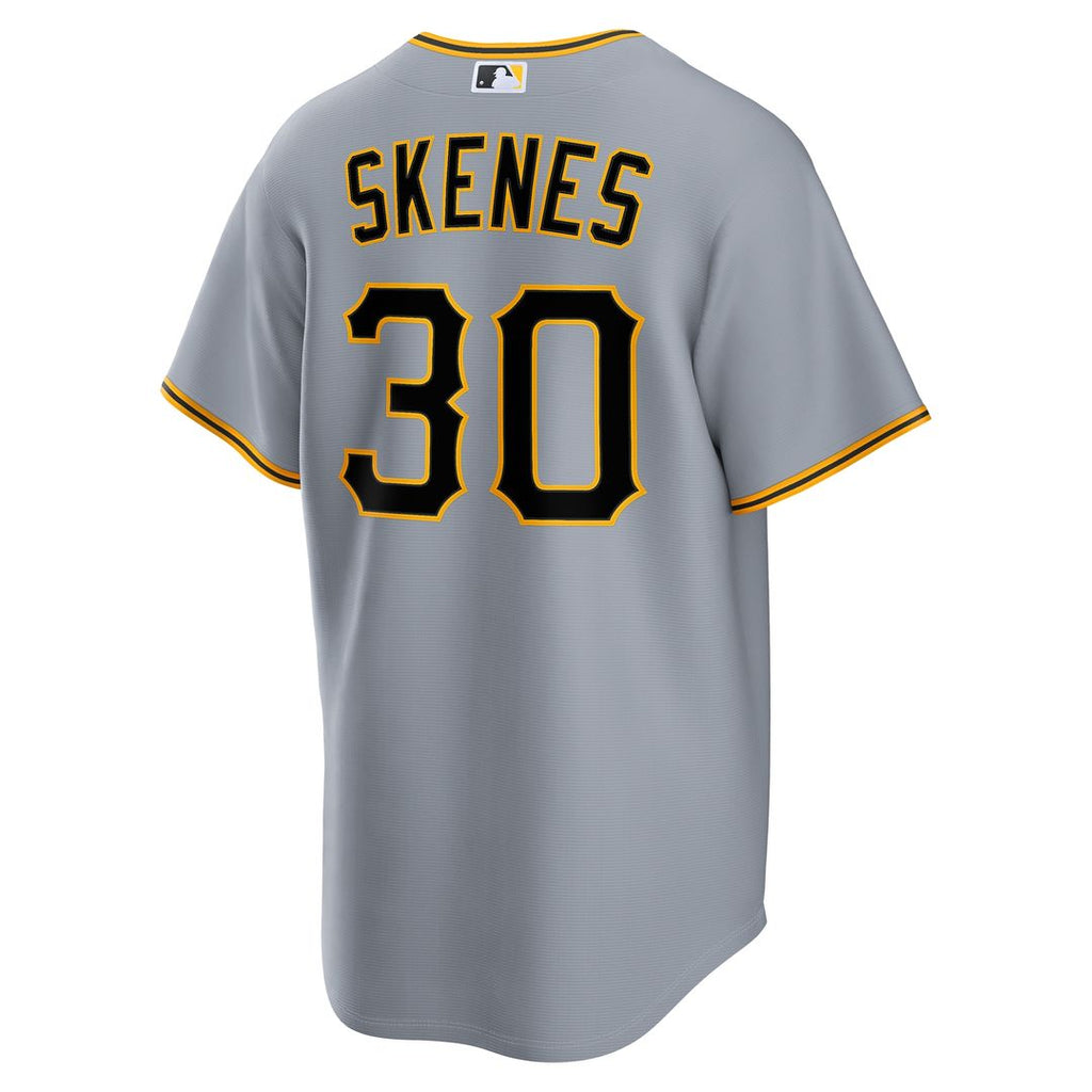 Pittsburgh Pirates Paul Skenes Nike Road Replica Jersey - Gray