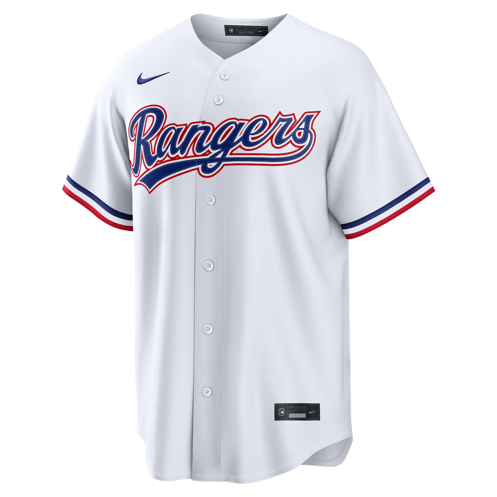 Texas Rangers Jake Burger Nike Home Replica Jersey - White