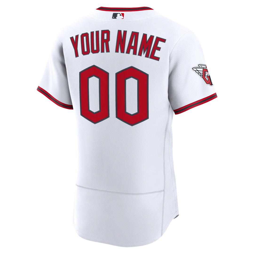 Cleveland Guardians Nike Home Authentic Custom Jersey - White