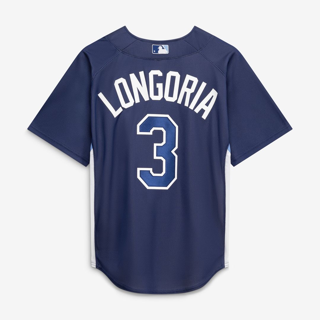Tampa Bay Rays Evan Longoria Mitchell & Ness Authentic Batting Practice Jersey - Navy
