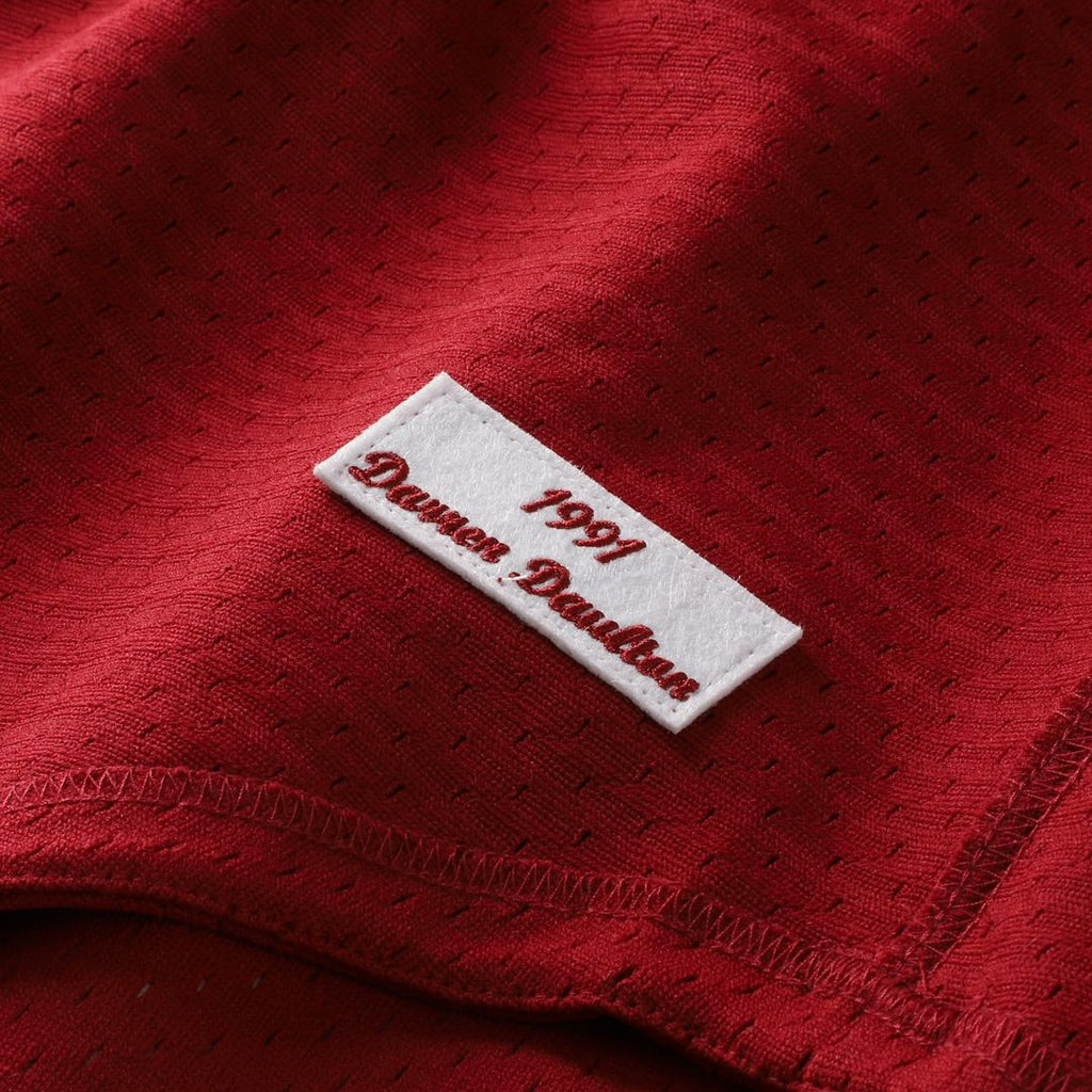 Philadelphia Phillies Darren Daulton Mitchell & Ness Authentic Batting Practice Jersey - Scarlet