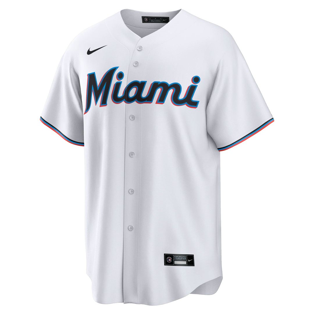 Miami Marlins Graham Pauley Nike Home Replica Jersey - White