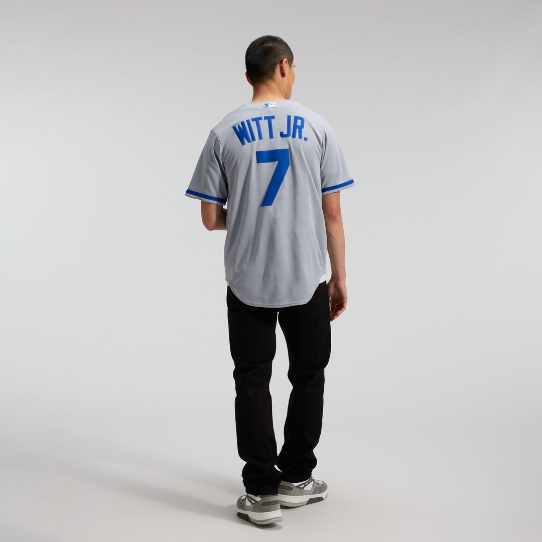 Kansas City Royals Bobby Witt Jr. Nike Road Replica Jersey - Gray