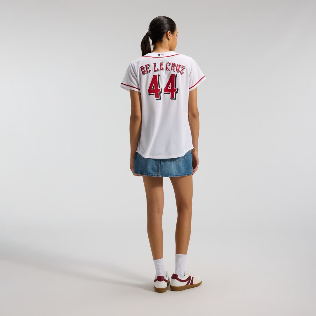 Cincinnati Reds Elly De La Cruz Nike Women's Home Replica Jersey - White