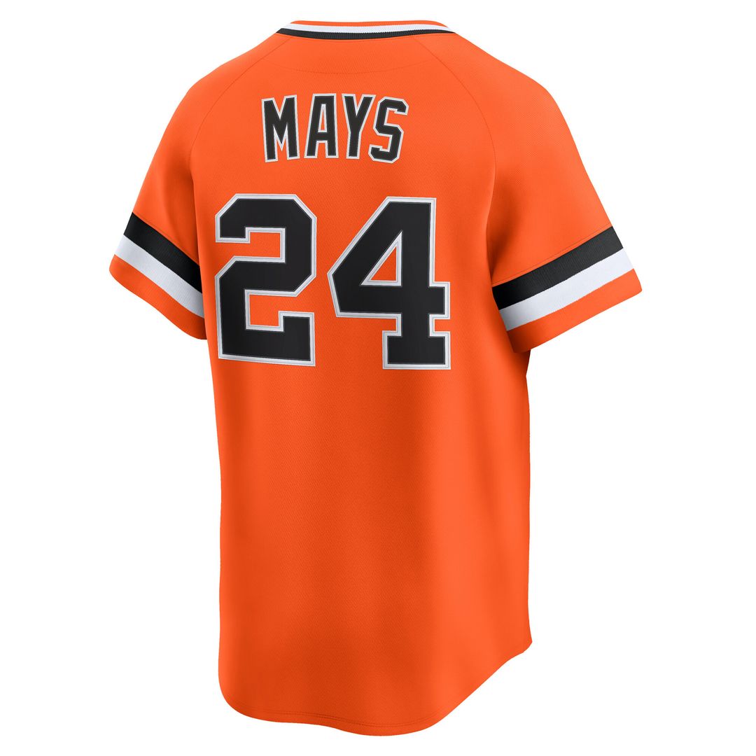 San Francisco Giants Willie Mays Nike Cooperstown Limited Jersey - Orange