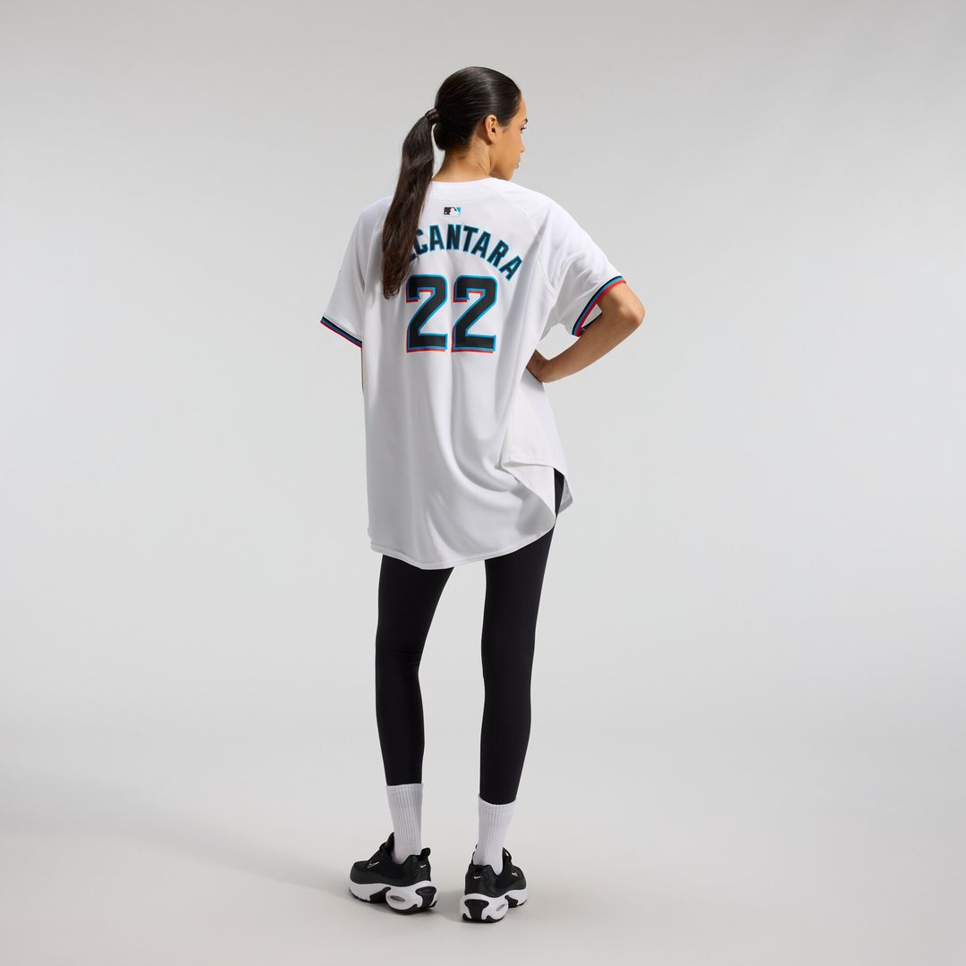 Miami Marlins Sandy Alcantara Nike Women's Home Limited Player Jersey - White