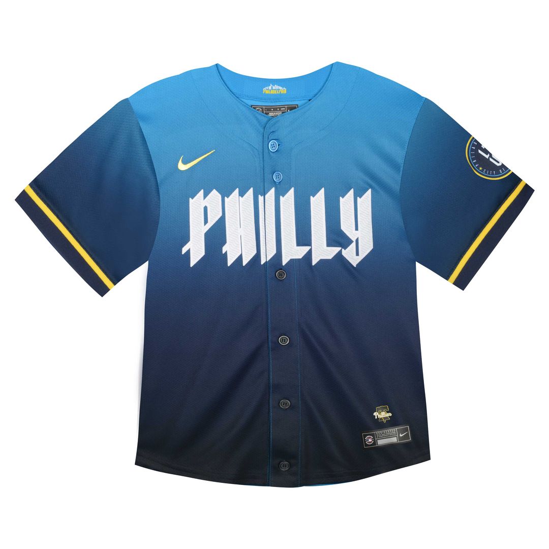 Philadelphia Phillies Bryce Harper Nike Toddler 2024 City Connect Limited Player Jersey - Blue