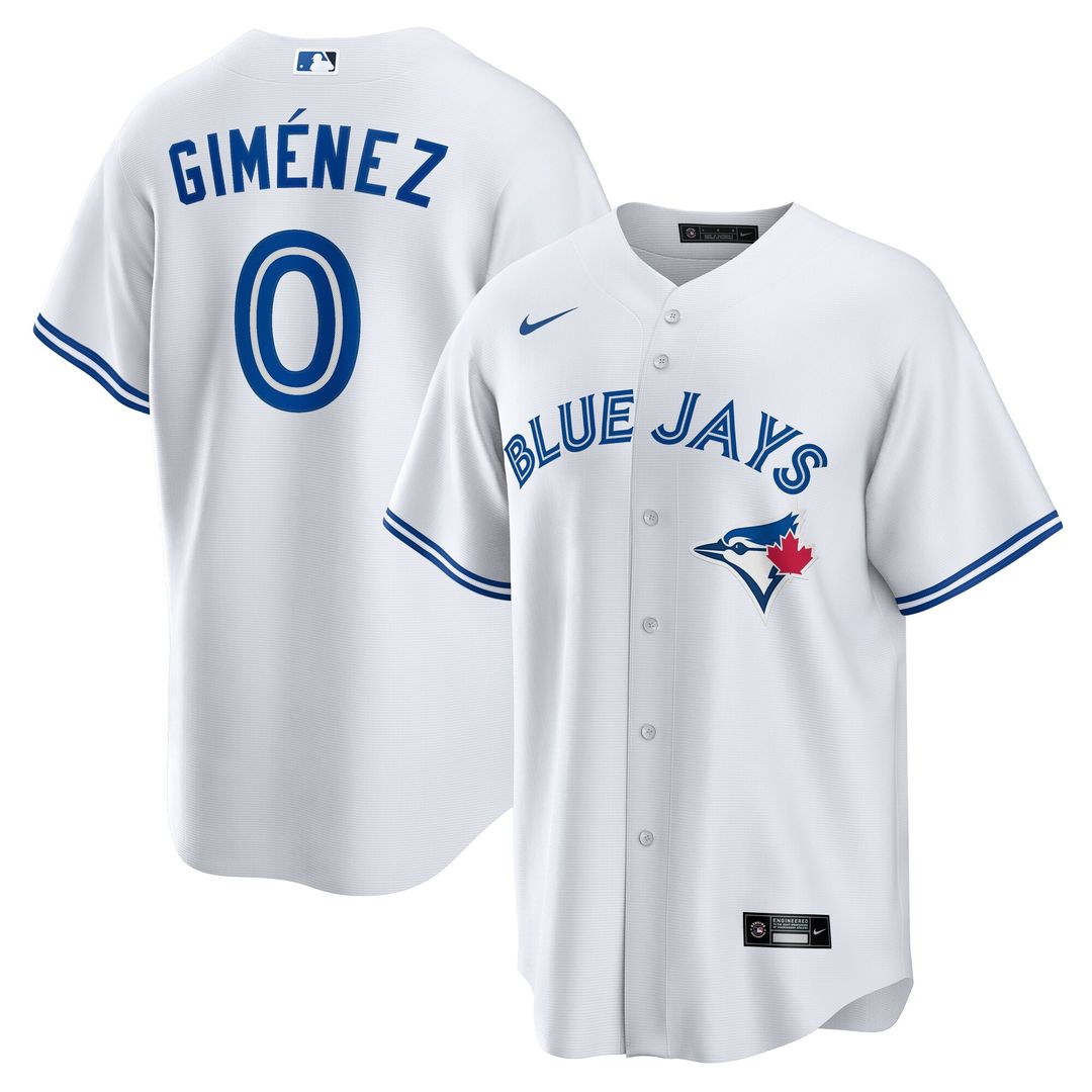 Toronto Blue Jays Andres Gimenez Nike Home Replica Jersey - White