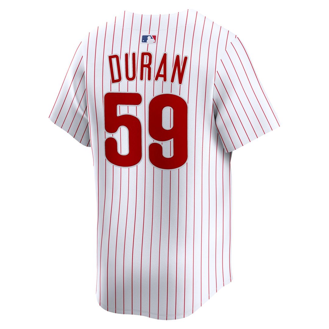 Philadelphia Phillies Jhoan Duran Nike Home Limited Player Jersey - White