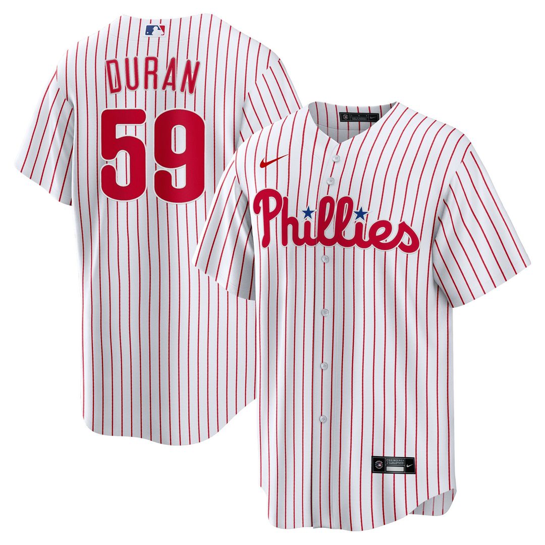 Philadelphia Phillies Jhoan Duran Nike Home Replica Jersey - White