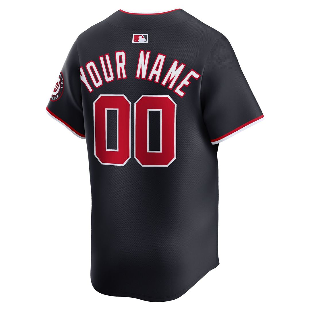 Washington Nationals Nike Home Limited Custom Jersey - White