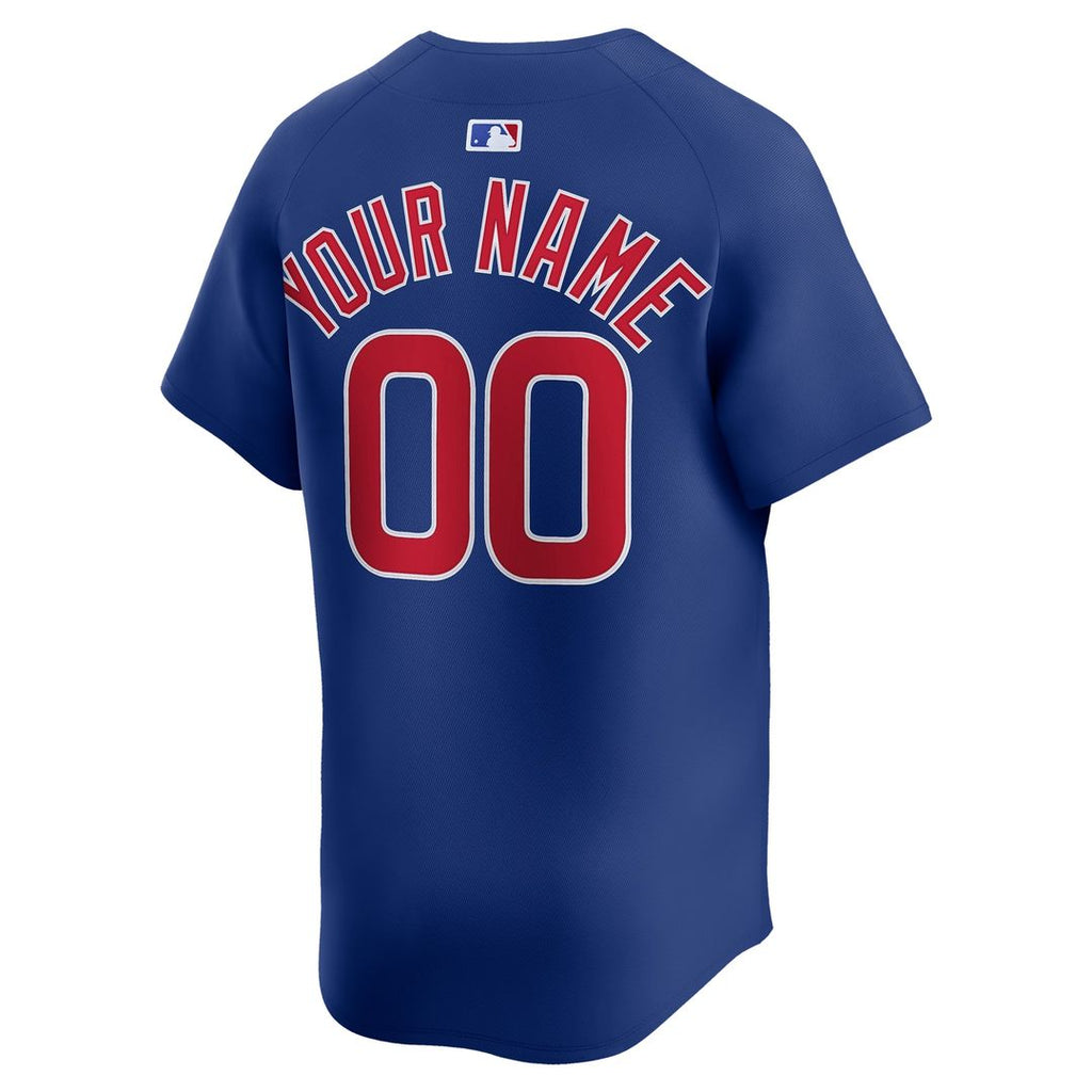 Chicago Cubs Nike Alternate Limited Custom Jersey - Royal