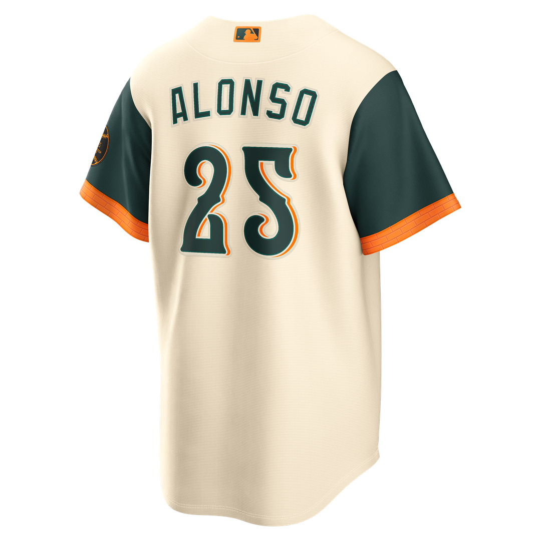 Baltimore Orioles Pete Alonso Nike 2026 City Connect Stadium Jersey - Cream