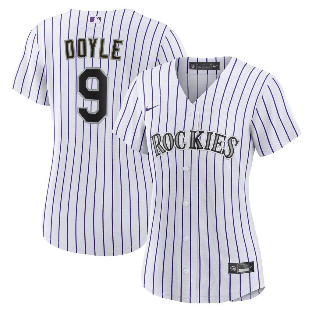 Colorado Rockies Brenton Doyle Nike Women's Home Replica Jersey - White