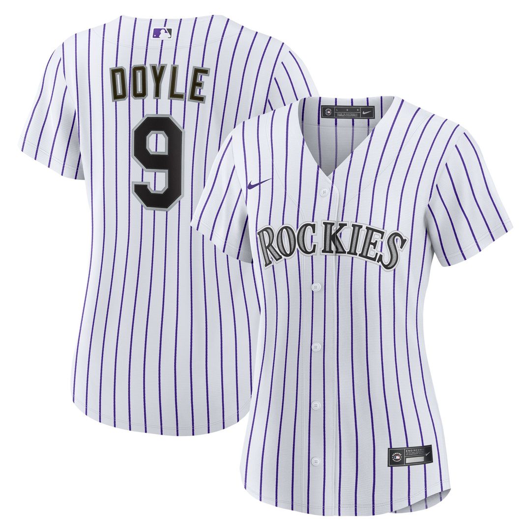 Colorado Rockies Brenton Doyle Nike Women's Home Replica Jersey - White
