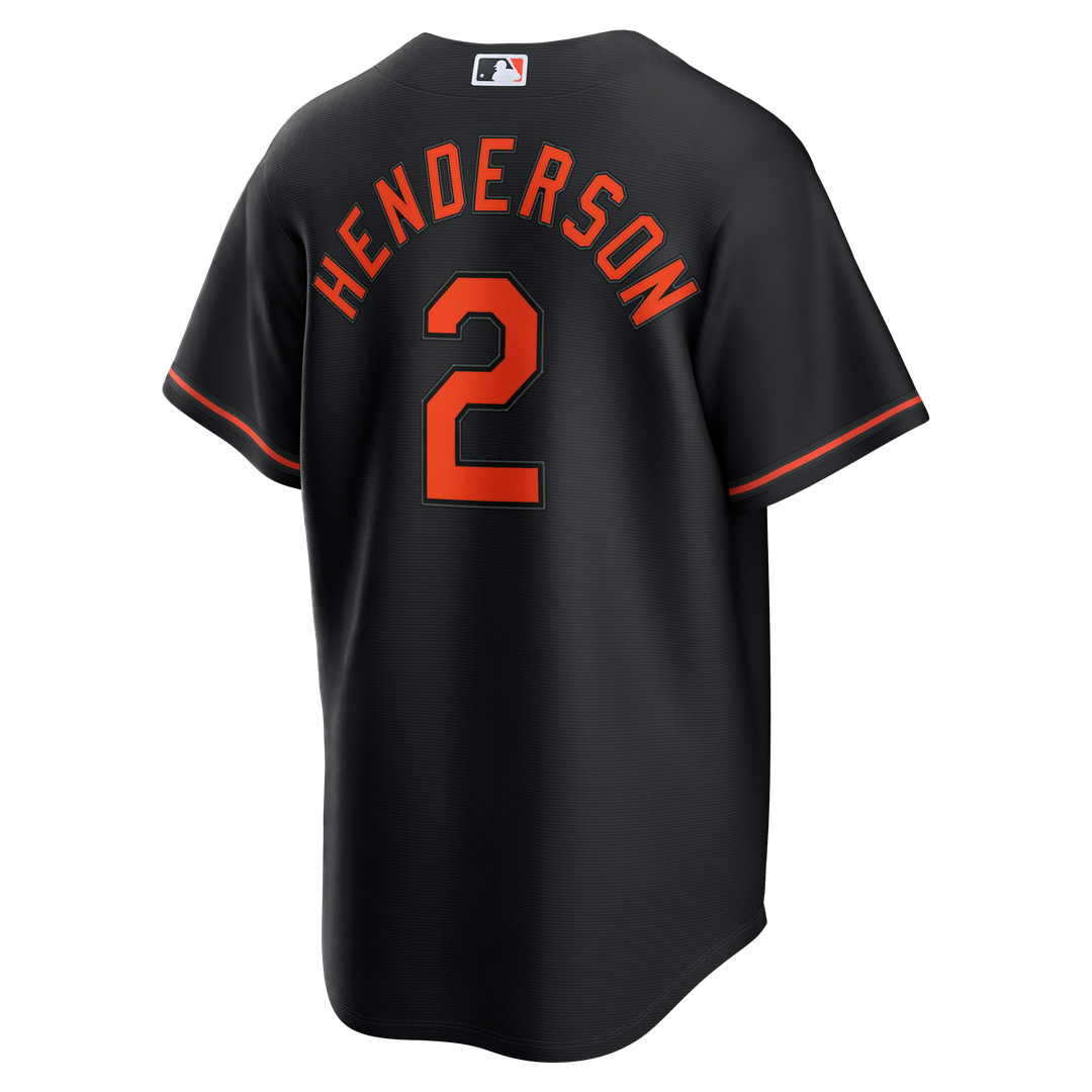 Baltimore Orioles Gunnar Henderson Nike Alternate Replica Jersey - Black