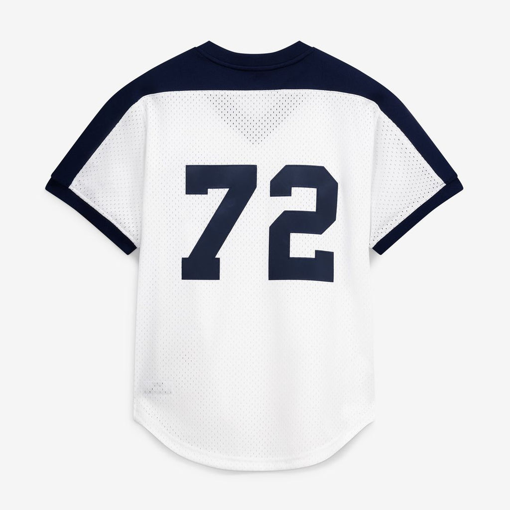 Chicago White Sox Carlton Fisk Mitchell & Ness Authentic Batting Practice Jersey - Navy