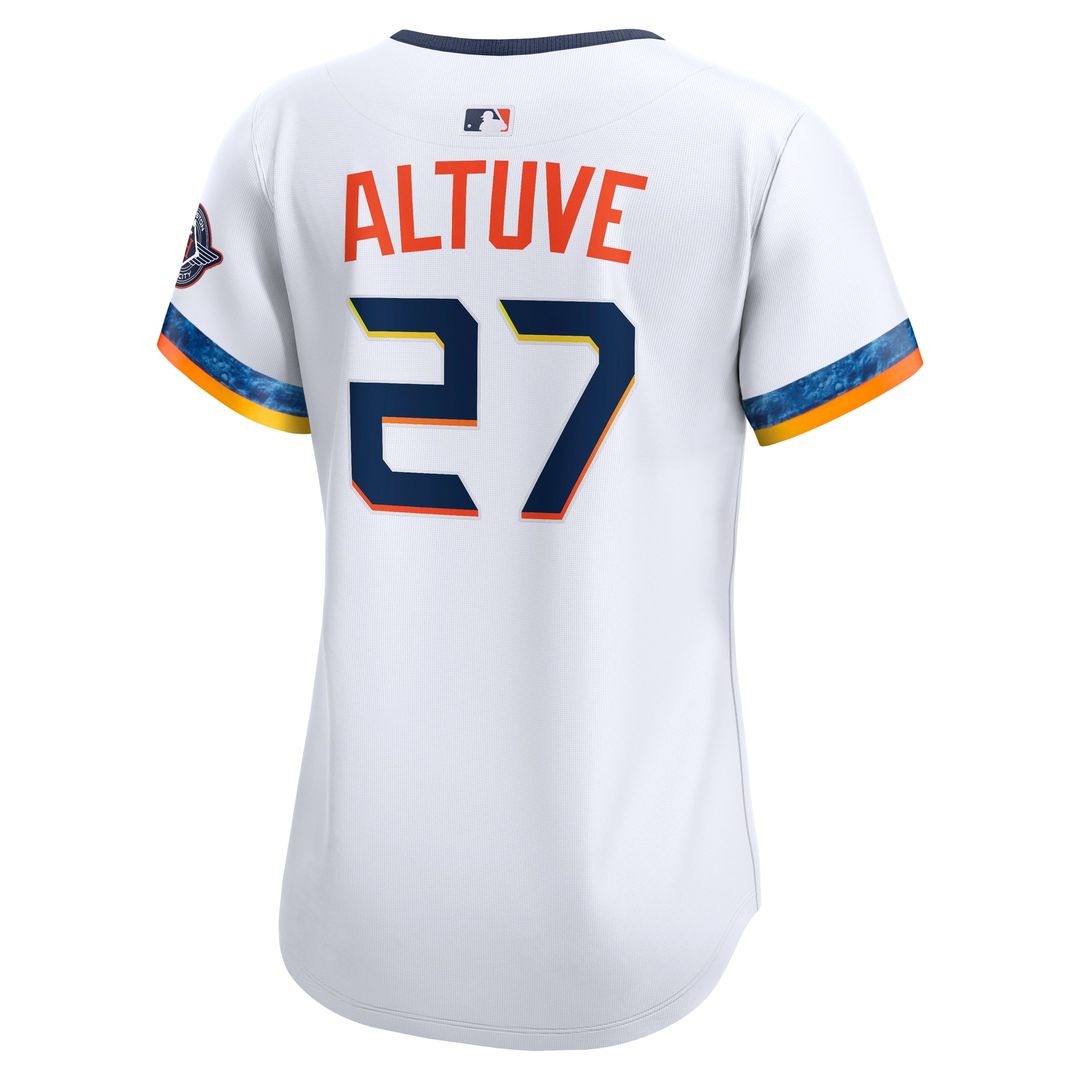 Houston Astros Jose Altuve Nike Women's 2025 City Connect Limited Jersey - White