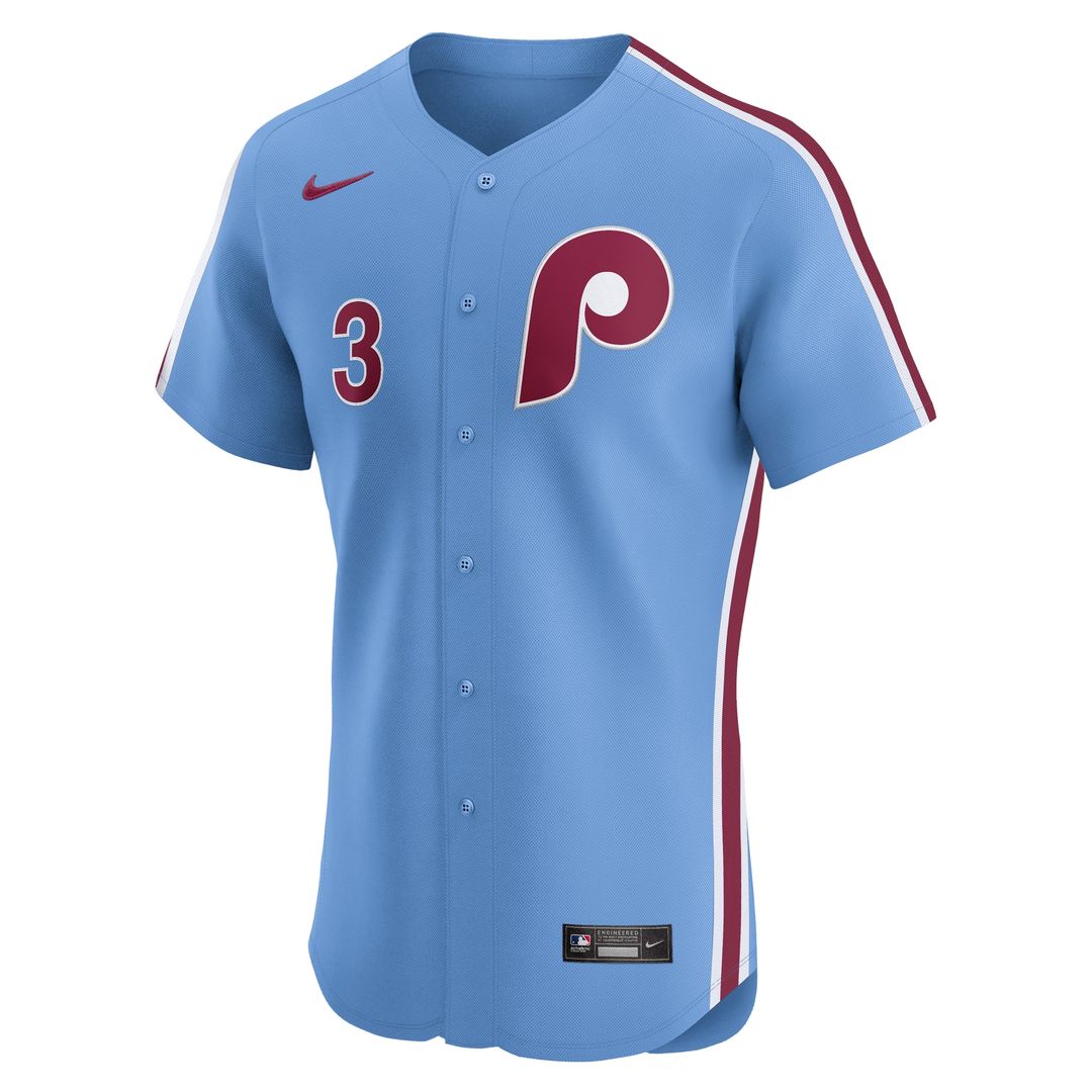 Philadelphia Phillies Bryce Harper Nike Alternate 2 Elite Jersey - Cream