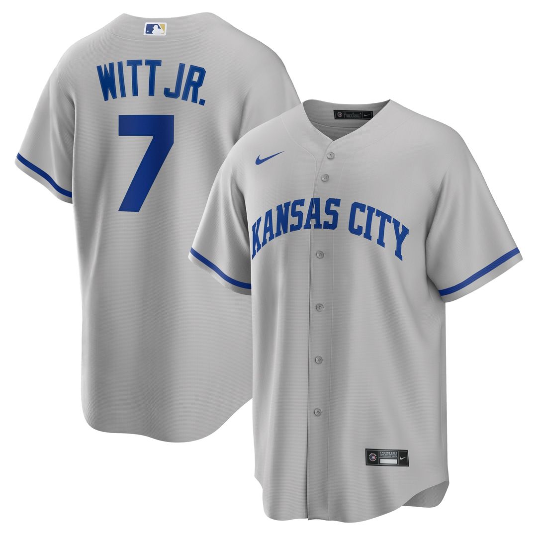 Kansas City Royals Bobby Witt Jr. Nike Alternate 2 Replica Jersey - Rush Blue