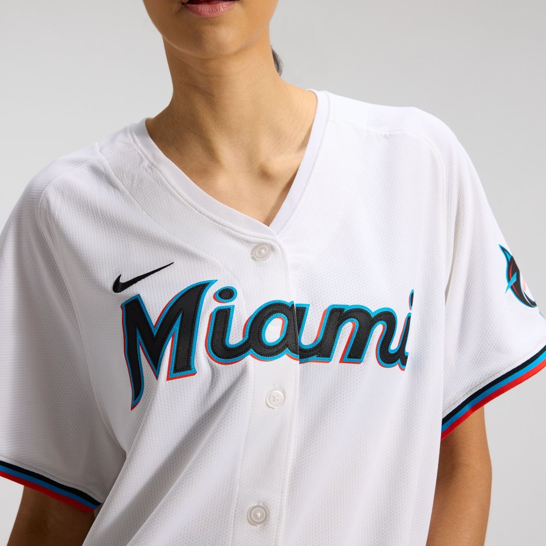Miami Marlins Sandy Alcantara Nike Women's Home Limited Player Jersey - White