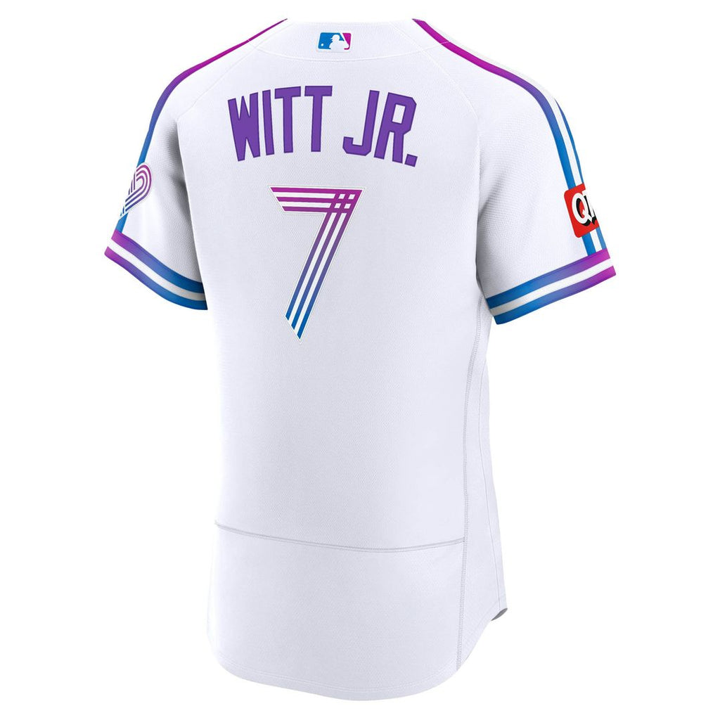 Kansas City Royals Bobby Witt Jr. Nike 2026 City Connect Authentic Sponsor Patch Jersey - White