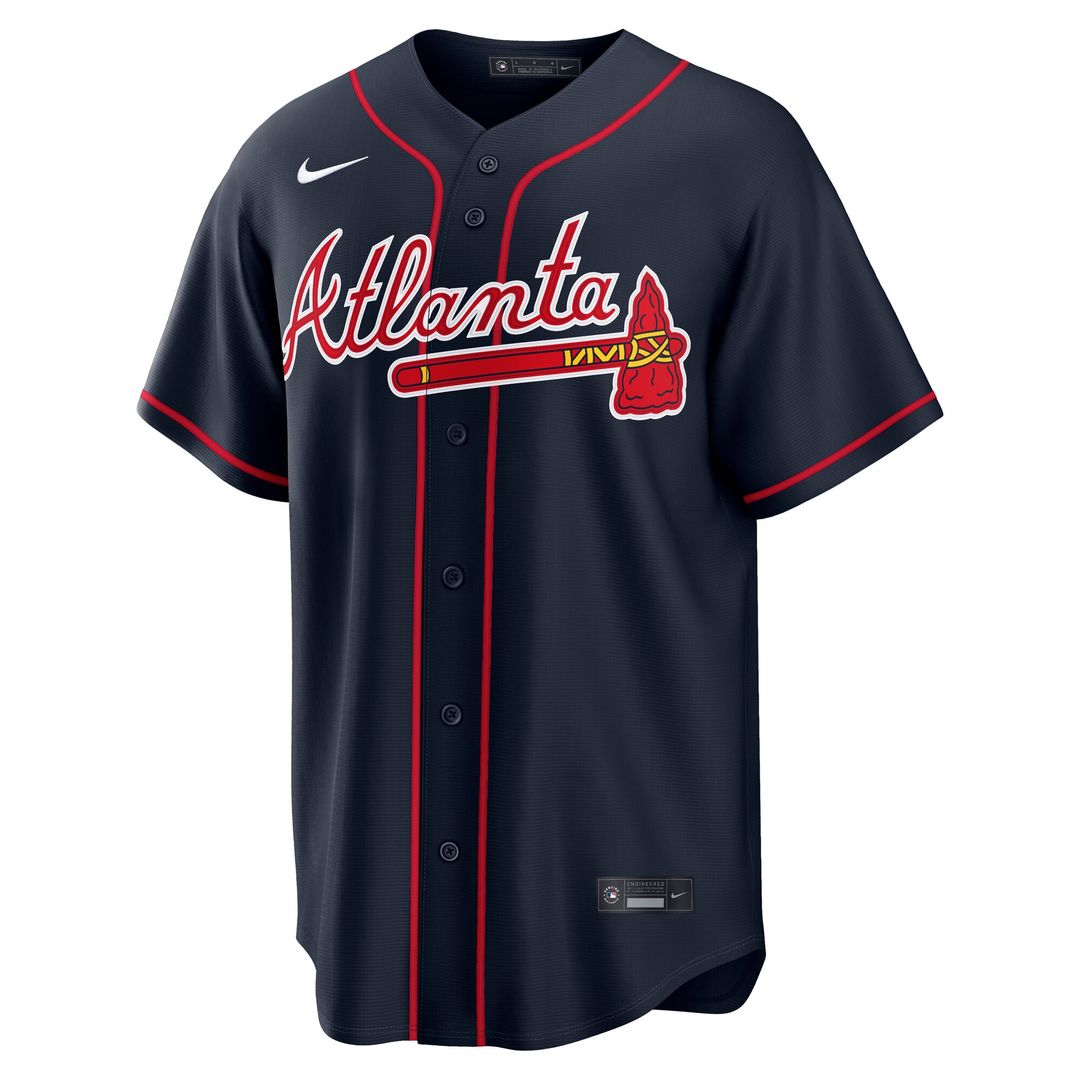 Atlanta Braves Ronald Acuña Jr. Nike Alternate 2 Replica Jersey - Red