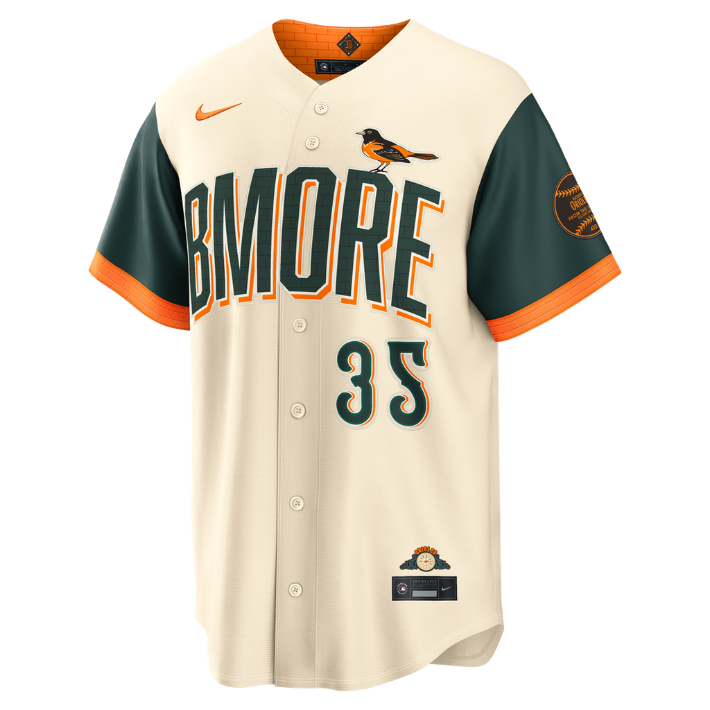 Baltimore Orioles Adley Rutschman Nike 2026 City Connect Stadium Jersey - Cream