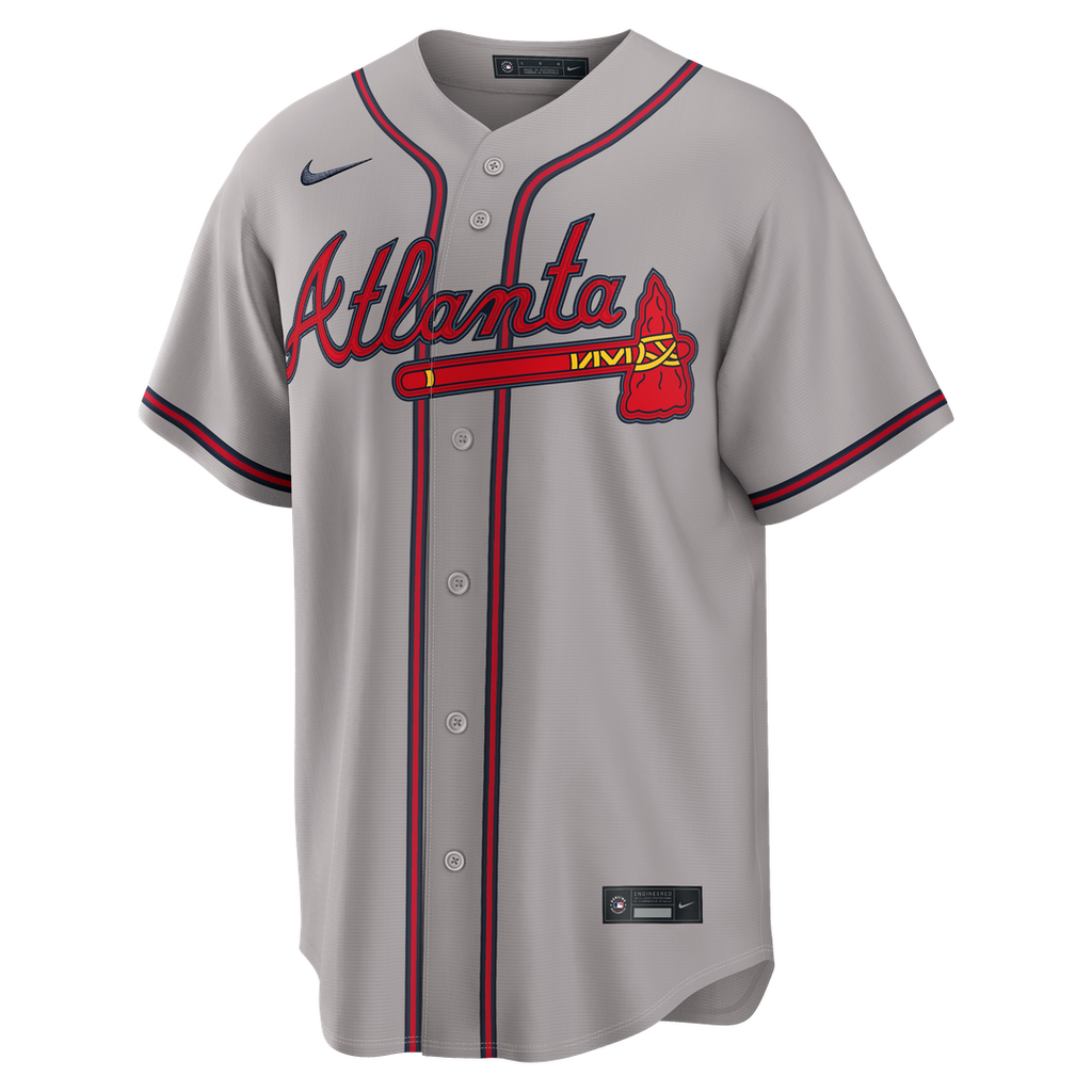 Atlanta Braves Ronald Acuña Jr. Nike Alternate 2 Replica Jersey - Red