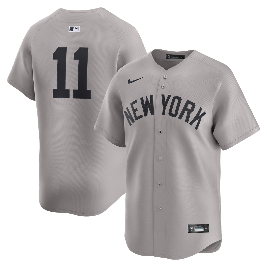 New York Yankees Anthony Volpe Nike Road Limited Player Jersey - Gray
