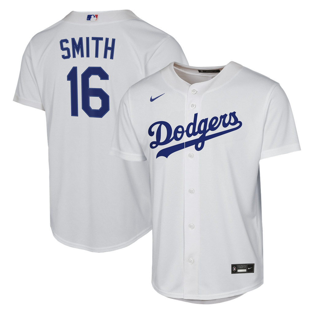 Los Angeles Dodgers Will Smith Nike Youth Home Replica Jersey - White