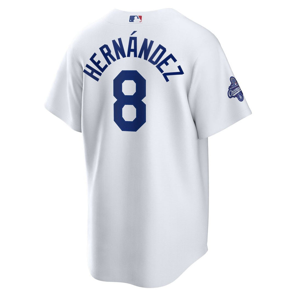 Los Angeles Dodgers Enrique Hernández Nike Home 2025 World Series Champions Replica Jersey - White