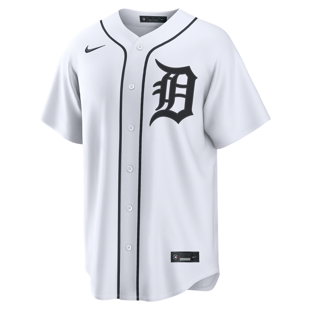 Detroit Tigers Javier Báez Nike Home Replica Jersey - White
