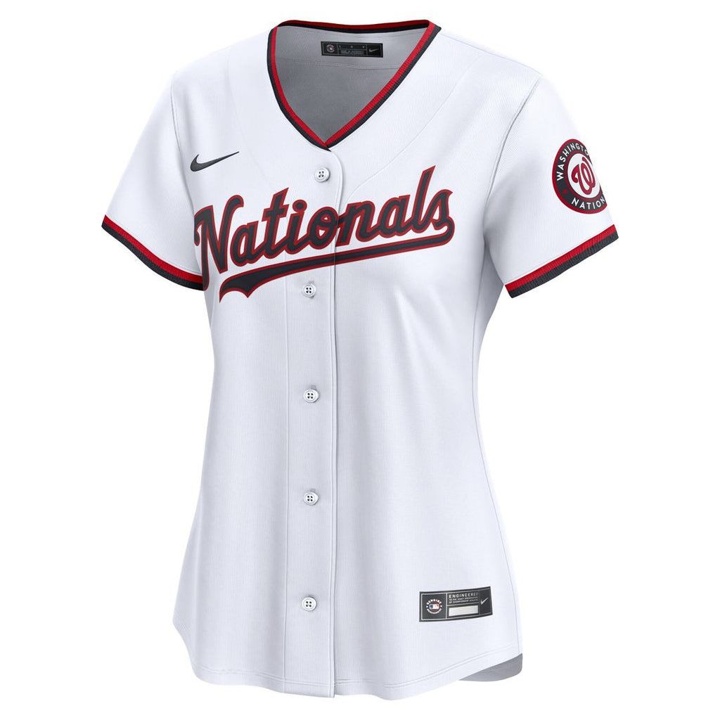 Washington Nationals James Wood Nike Women's Home Limited Player Jersey - White