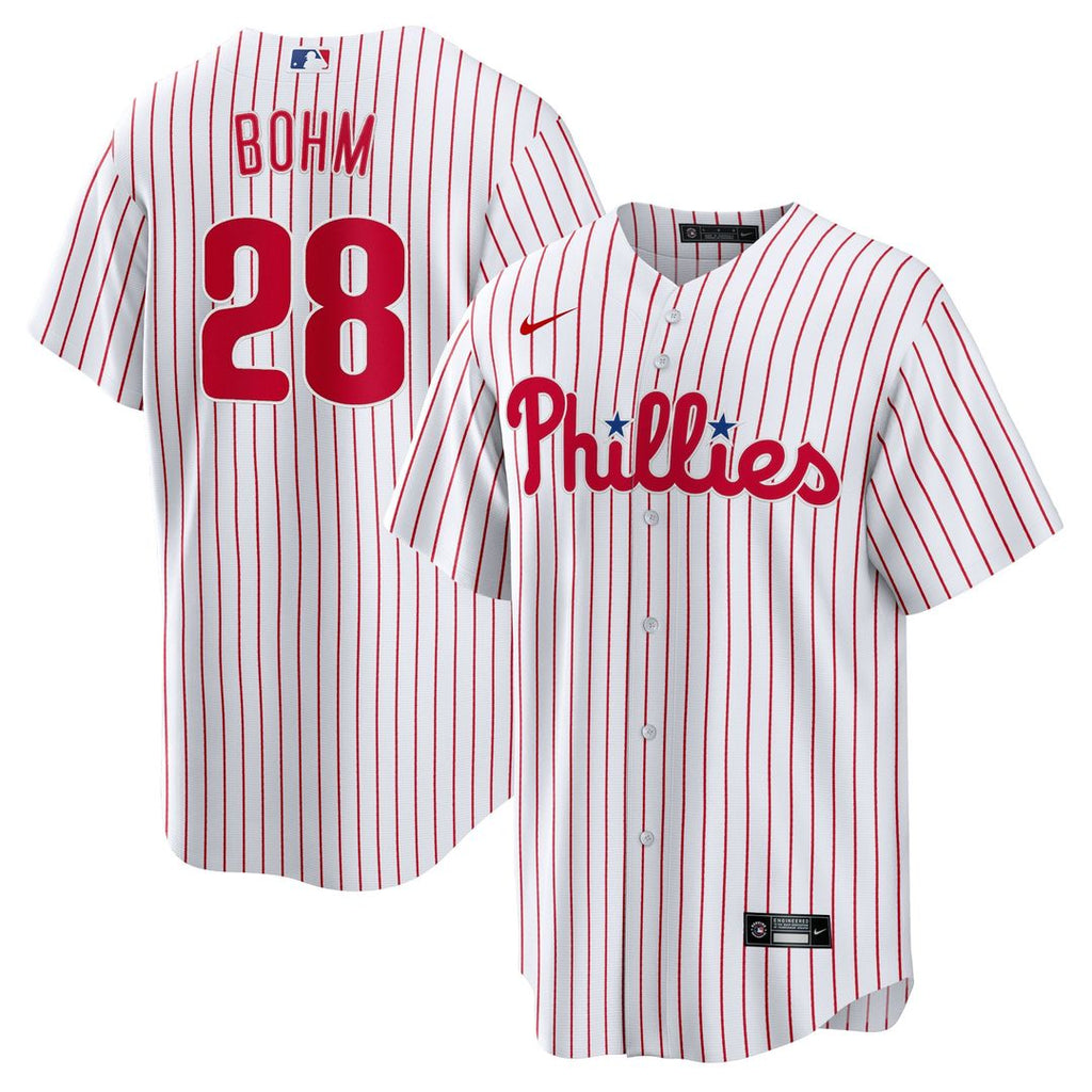 Philadelphia Phillies Alec Bohm Nike Replica Player Jersey - White
