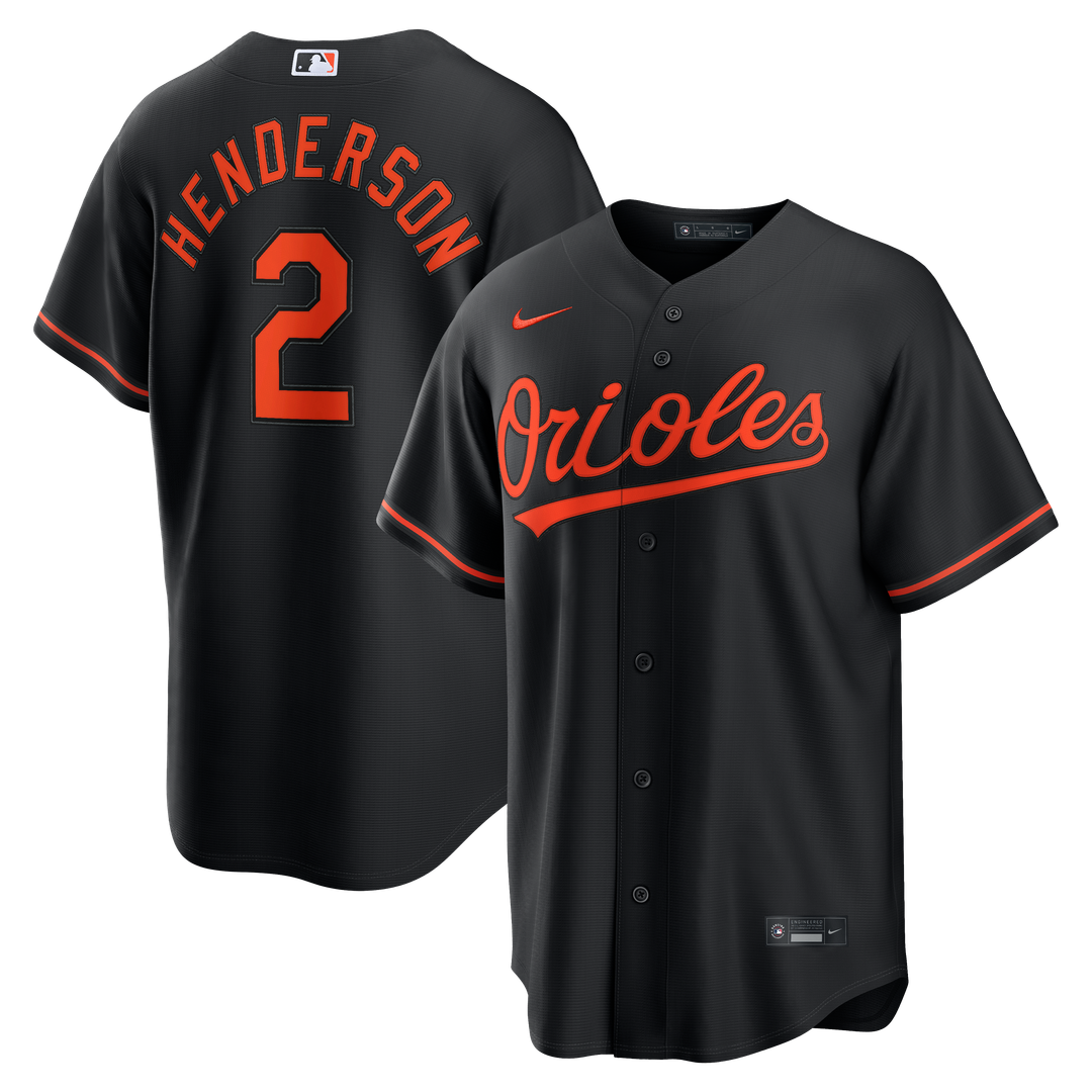 Baltimore Orioles Gunnar Henderson Nike Road Replica Jersey - Gray