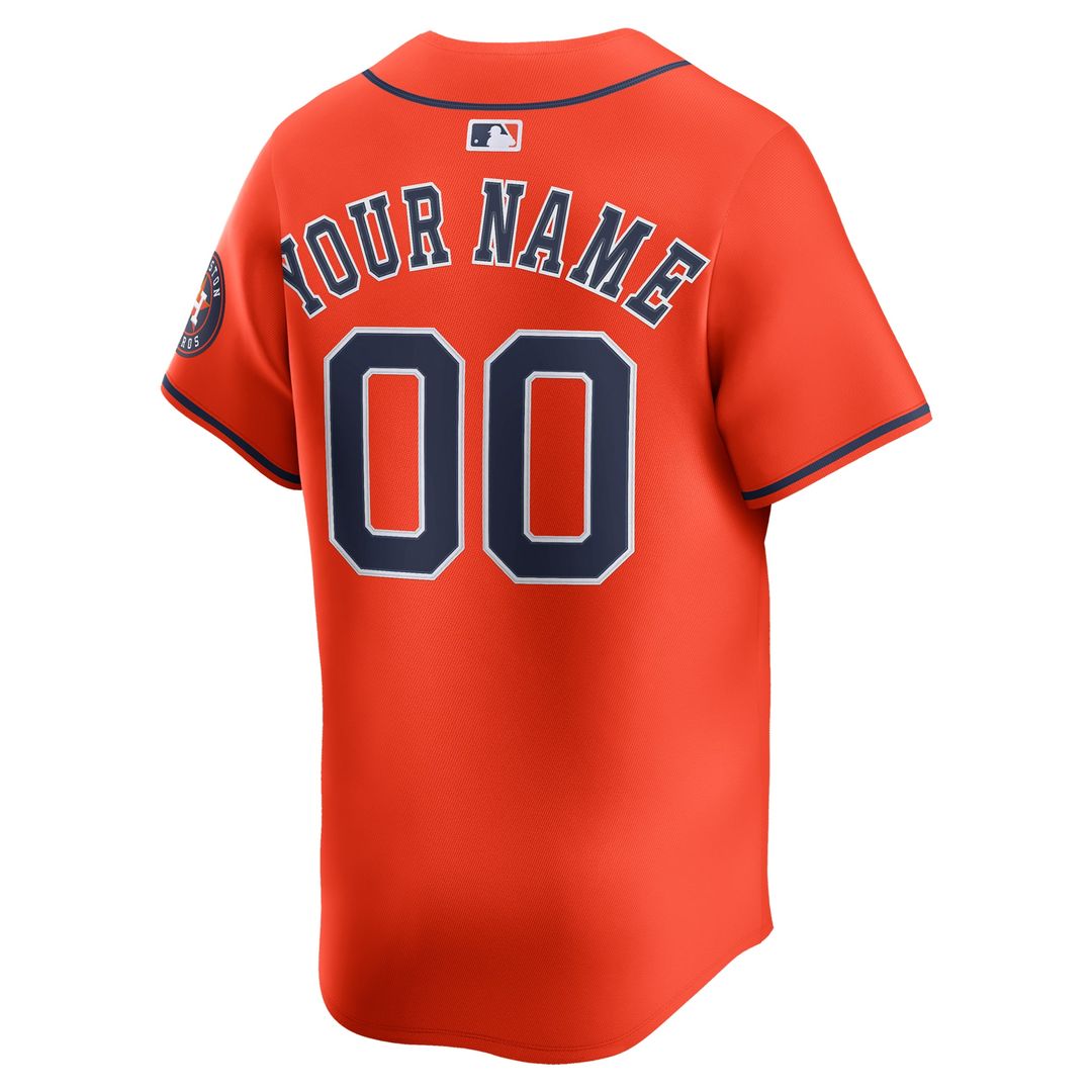 Houston Astros Nike Home Limited Custom Jersey - White