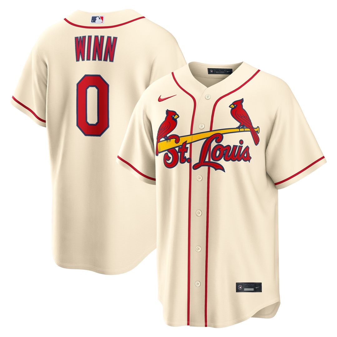 St. Louis Cardinals Masyn Winn Nike Alternate Replica Jersey - Cream