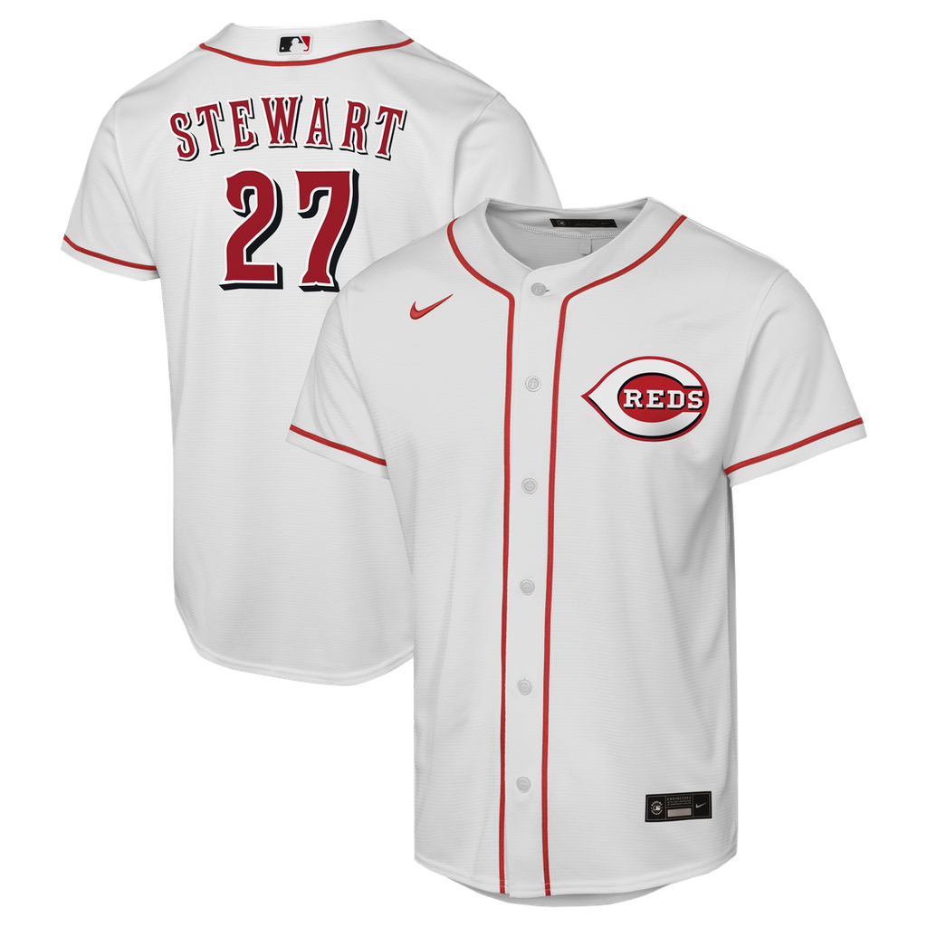 Cincinnati Reds Sal Stewart Nike Youth Home Replica Player Jersey - White