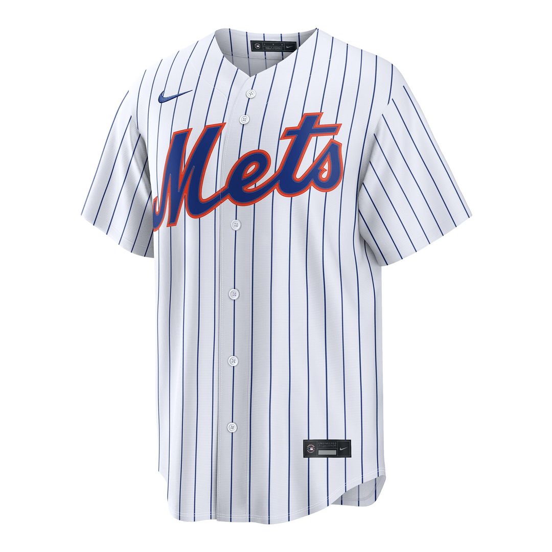 New York Mets David Peterson Nike Home Replica Jersey - White