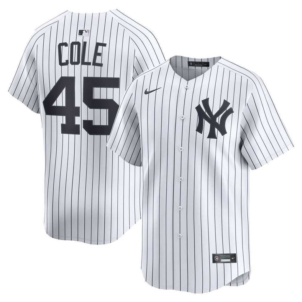 New York Yankees Gerrit Cole Nike Home Limited Player Jersey - White