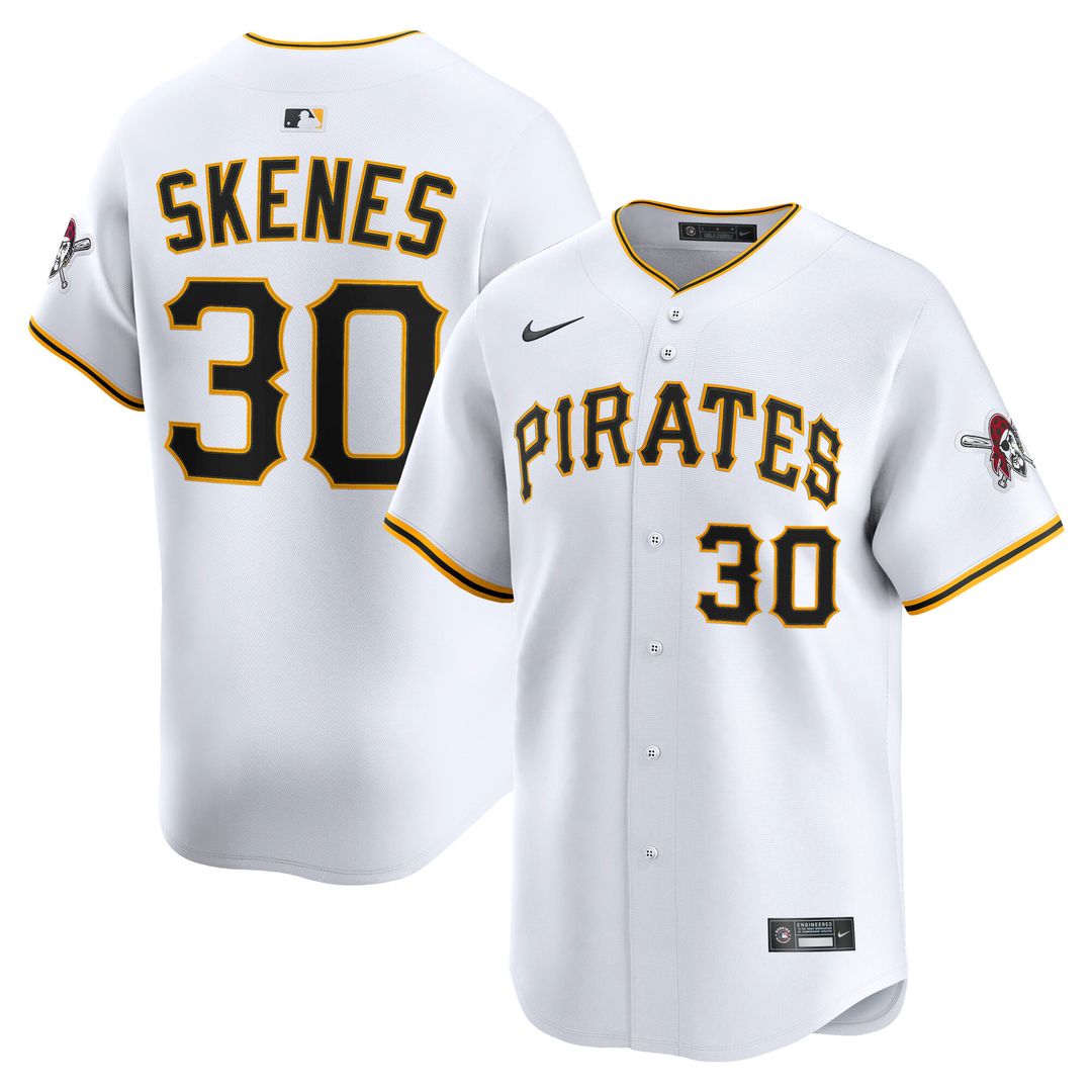 Pittsburgh Pirates Paul Skenes Nike Road Limited Player Jersey - Gray