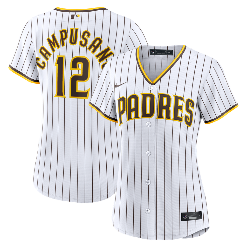 San Diego Padres Luis Campusano Nike Women's Home Replica Jersey - White