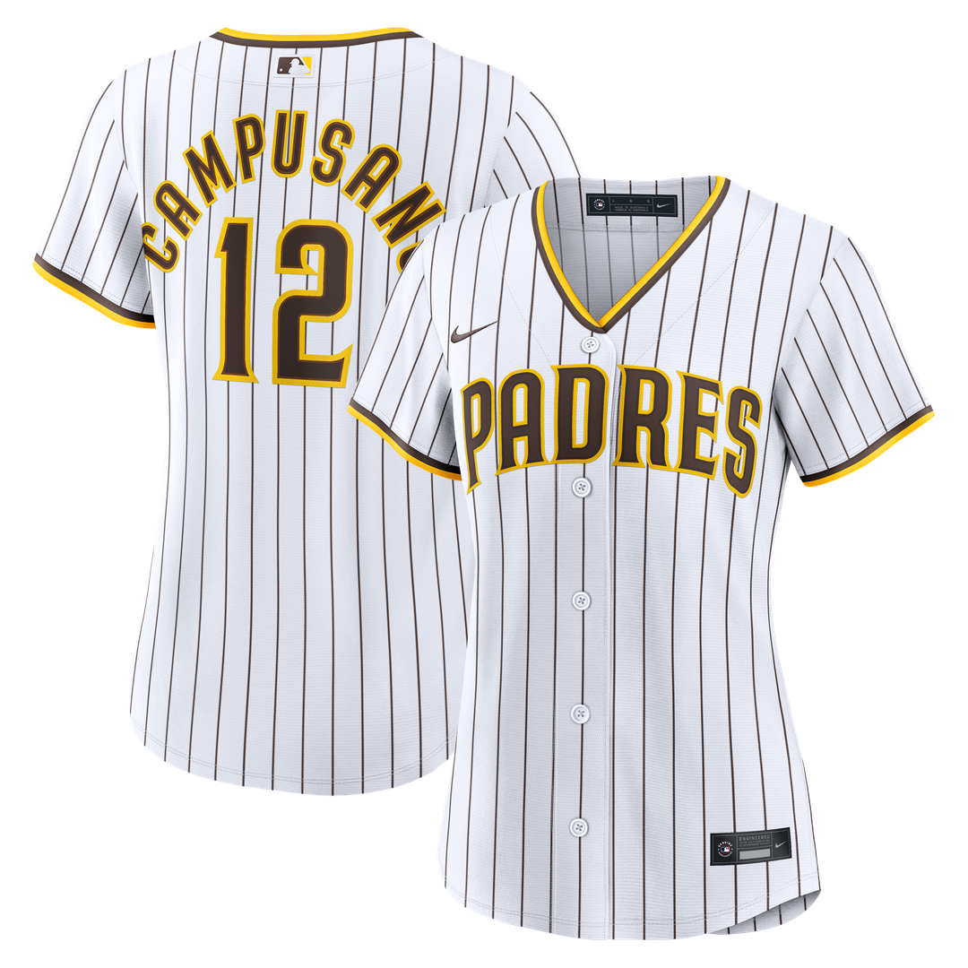 San Diego Padres Luis Campusano Nike Women's Home Replica Jersey - White