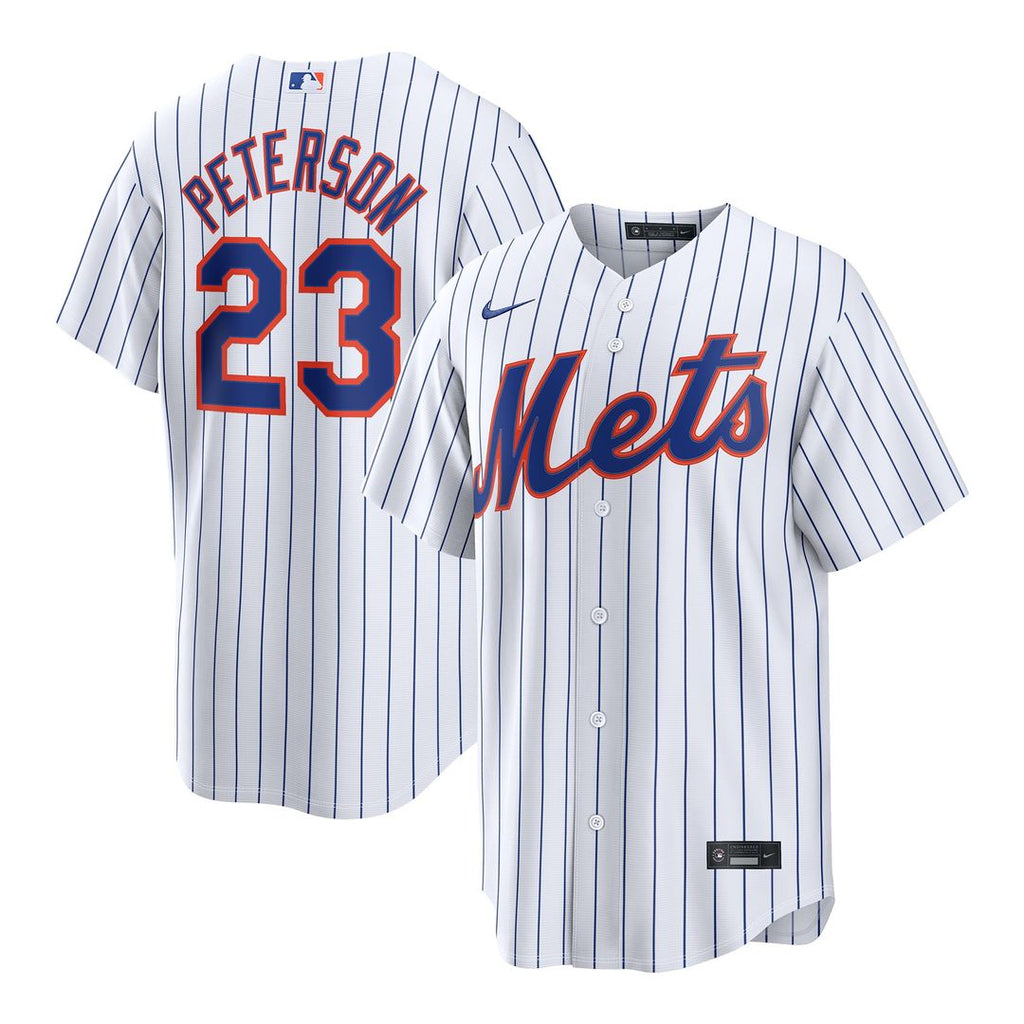 New York Mets David Peterson Nike Home Replica Jersey - White