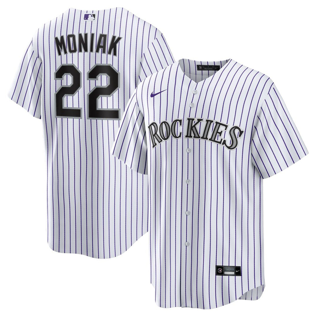 Colorado Rockies Mickey Moniak Nike Home Replica Jersey - White