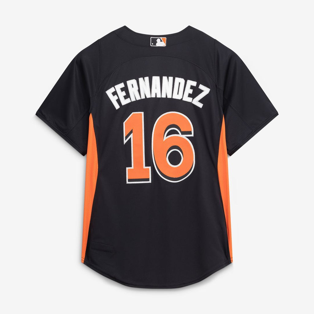 Miami Marlins Jose Fernandez Mitchell & Ness Authentic Batting Practice Jersey - Black