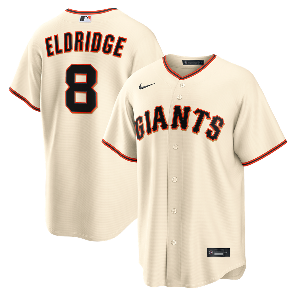 San Francisco Giants Bryce Eldridge Nike Home Replica Jersey - Cream